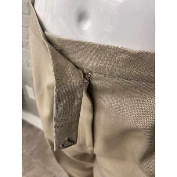 Kasper Women Tan Professional Career 2 Pcs Pant Suit Set Size 6 - Picture 5 of 12